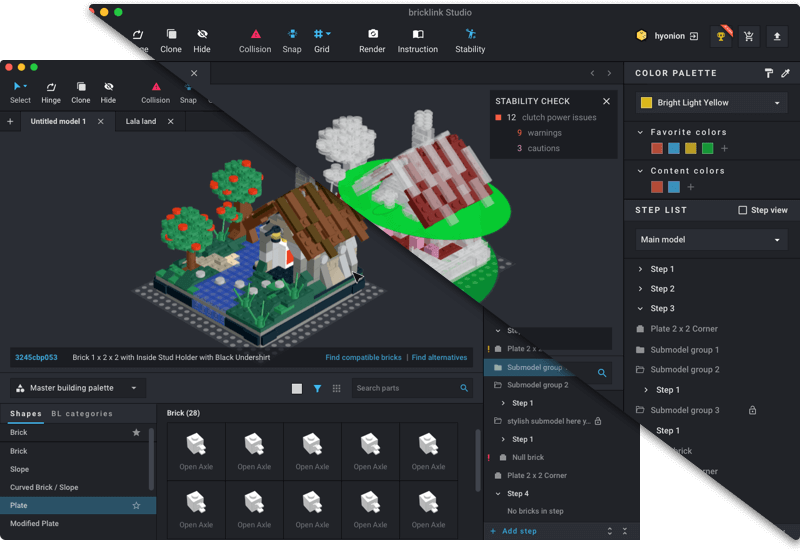 Lego cad online designer